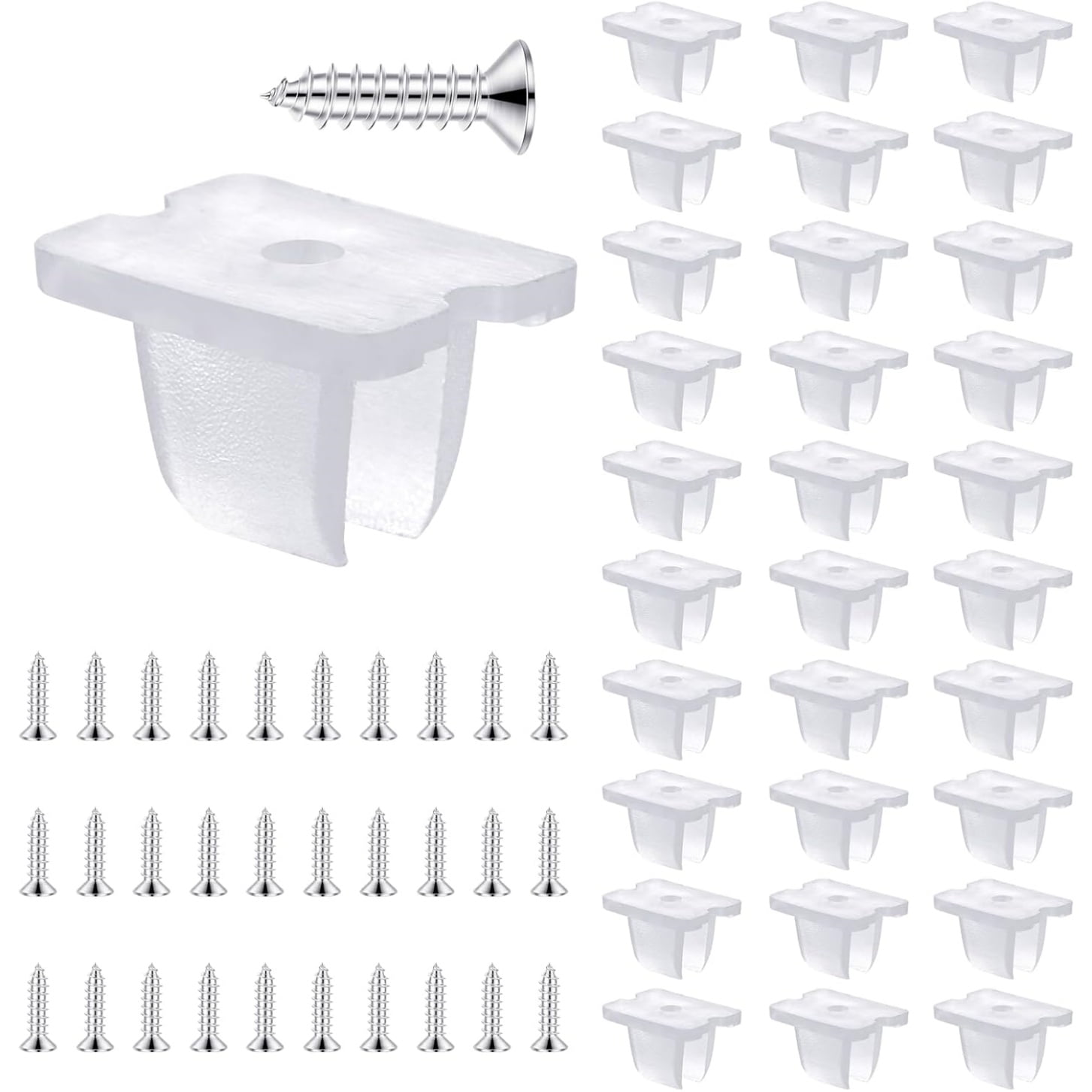 LED Mounting Bracket,QZS Portable LED Strip Mounting Clips for ...