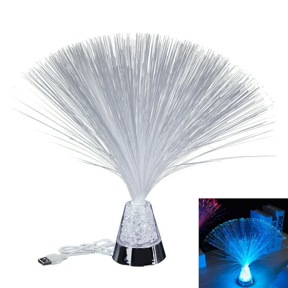 LED Multi Colour Changing Fiber Fountain Night Light Lamps Home Decorations Sleep Lights