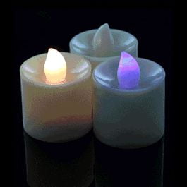 LED Multicolor Tea Light Candles Pack of 4