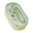thumbnail image 1 of LED Nail Grinder Trimmer Set - Cordless Electric Nail File 35dB Quiet Operation Safety Guard Grooming Kit(Green), 1 of 6