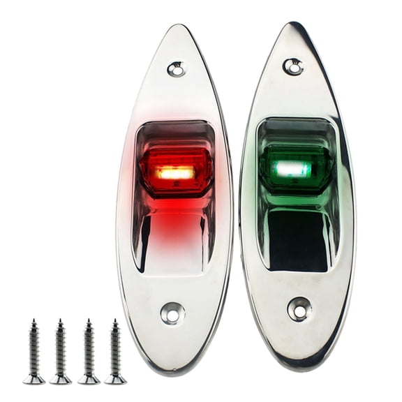 LED Navigation Lights for Boats with Pre Drilled Design for Quick Installation