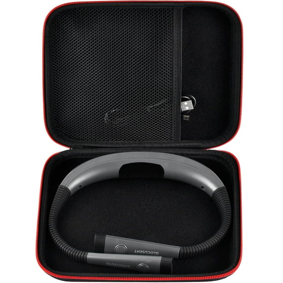 LED Neck Book Light Case for Glocusent for LEDGLE Neck Reading Light, Black- Case Only