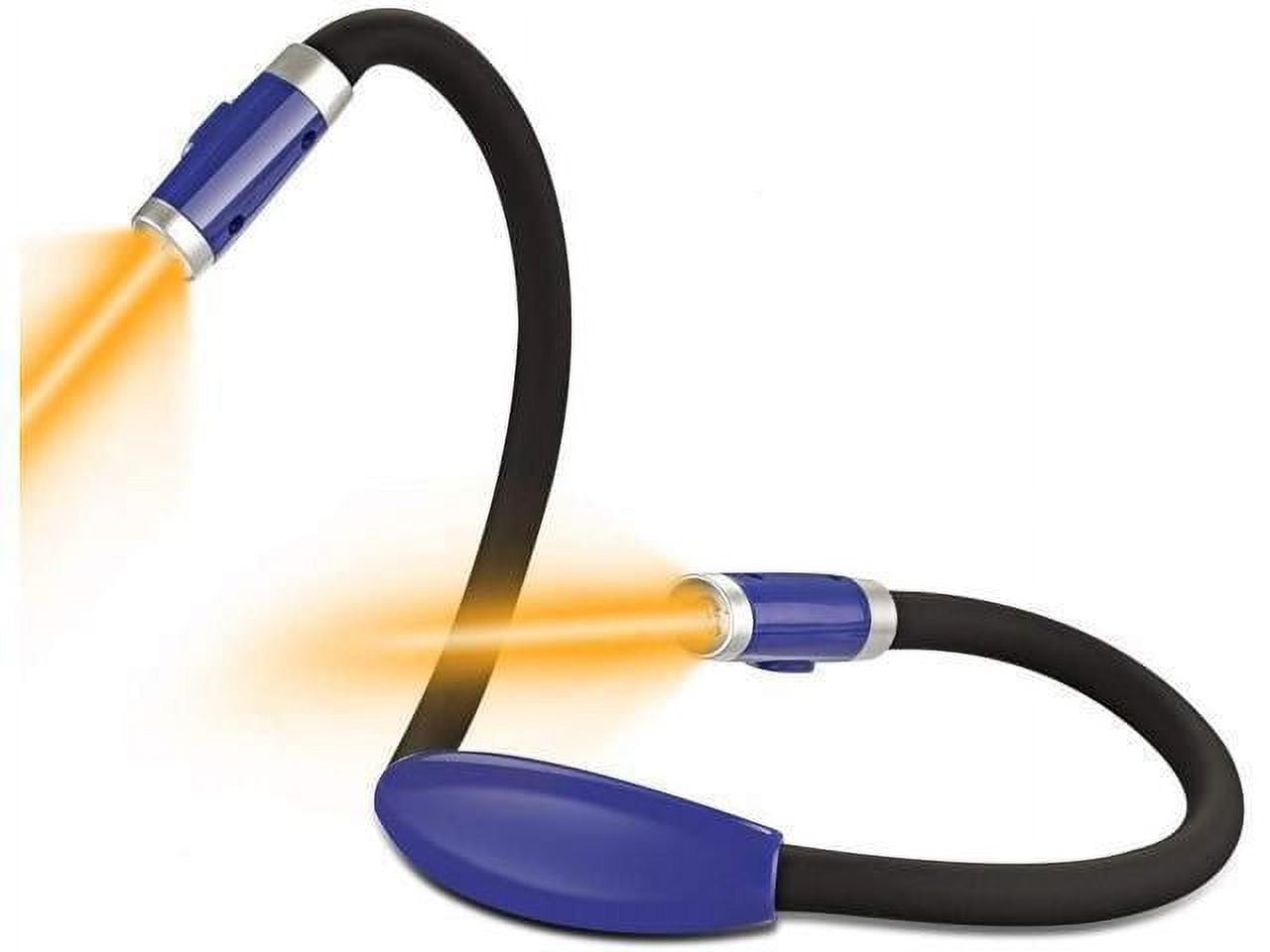 LED Neck Reading Light, Amber Book Light for Reading in Bed, 3