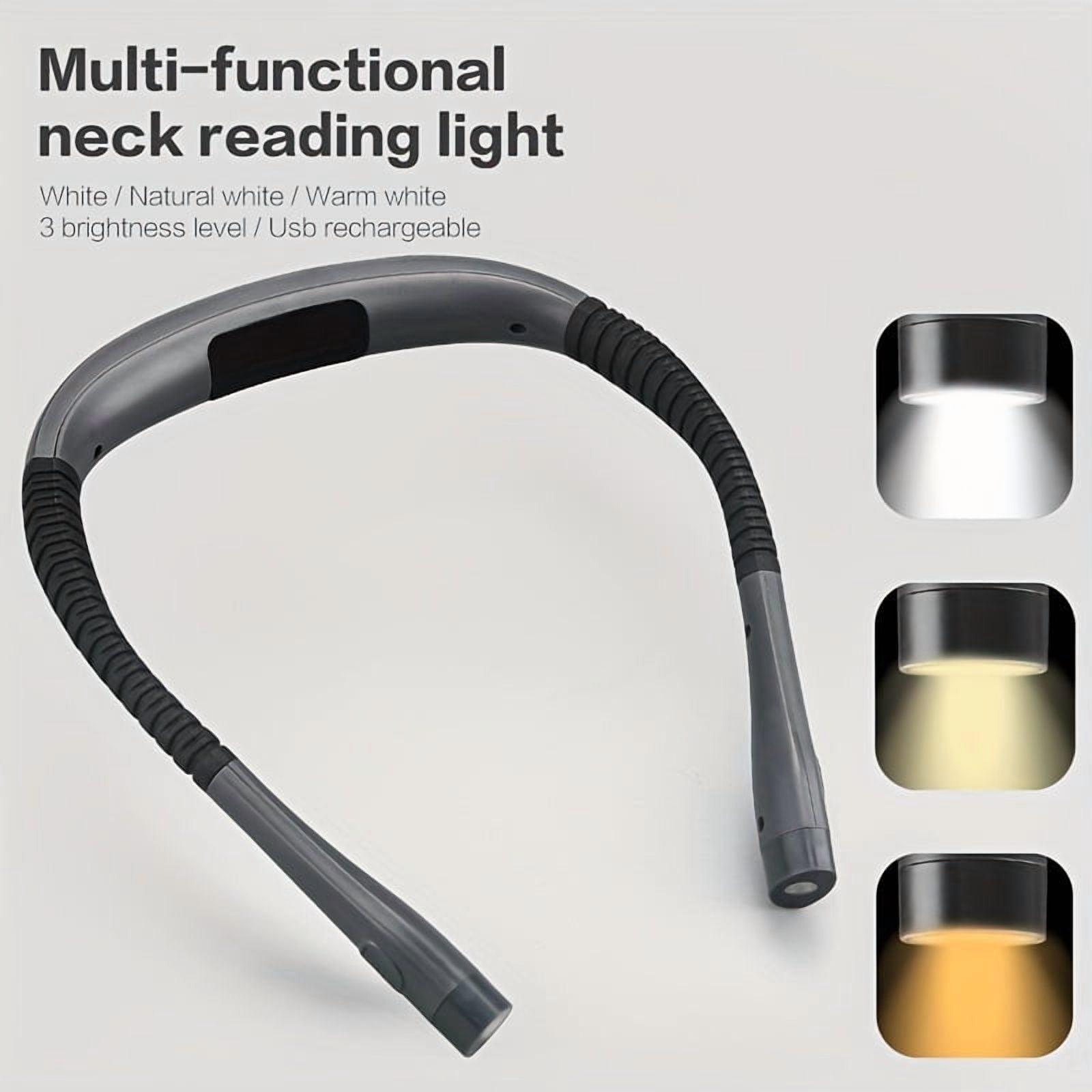 Bsdgeclogy Book Light, 3-Color & 9-Brightness Reading Light, Bendable - View #8
