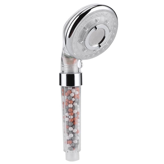 LED Negative Ion Handheld Shower Head Water Saving Pressurized Bathroom Showerhead