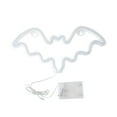 thumbnail image 1 of LED Neon Bats Lights Halloween Decor, Bats Shape Neon Signs Goth Night Lights Battery Operated Desk Table Lamp for Bedroom, Bar, Wall, Coffin Decor, 1 of 1