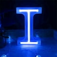 thumbnail image 1 of LED Neon Letter Lights, Light Up LED Letters Lights Light Up Marquee Letters Lights Letters Neon Signs Battery USB Blue, 1 of 7