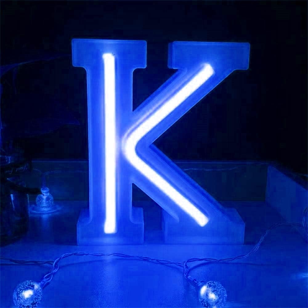 LED Neon Letter Lights, Light Up LED Letters Lights Light Up Marquee ...