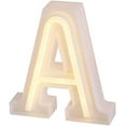thumbnail image 1 of LED Neon Letter Lights, Light Up LED Letters Lights Light Up Marquee Letters Lights Letters Neon Signs Battery USB Warm, 1 of 8