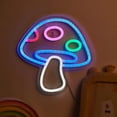 thumbnail image 1 of LED Neon Mushroom Cute Neon Sign, USB Powered Neon Signs Night Light, 3D Wall Art & Game room Bedroom Living Room party Decor lamp for Children Kids Girls Boys, 1 of 3