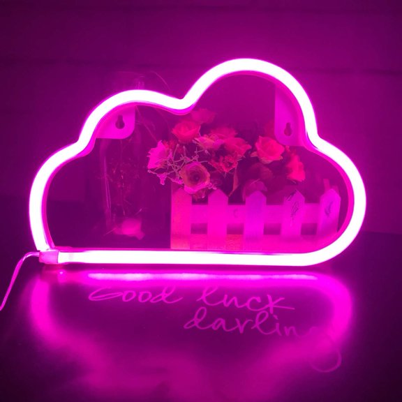 ED Neon Night Light- Signs Neon Lights Wall Decorative Night Light Battery And USB Powered.