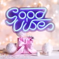 thumbnail image 1 of LED Neon Signs lights wall wall lights, night Lamp USB Powered lighting up neon signs Neon Letter Light for Living Room Bedroom children room Indigo, 1 of 9