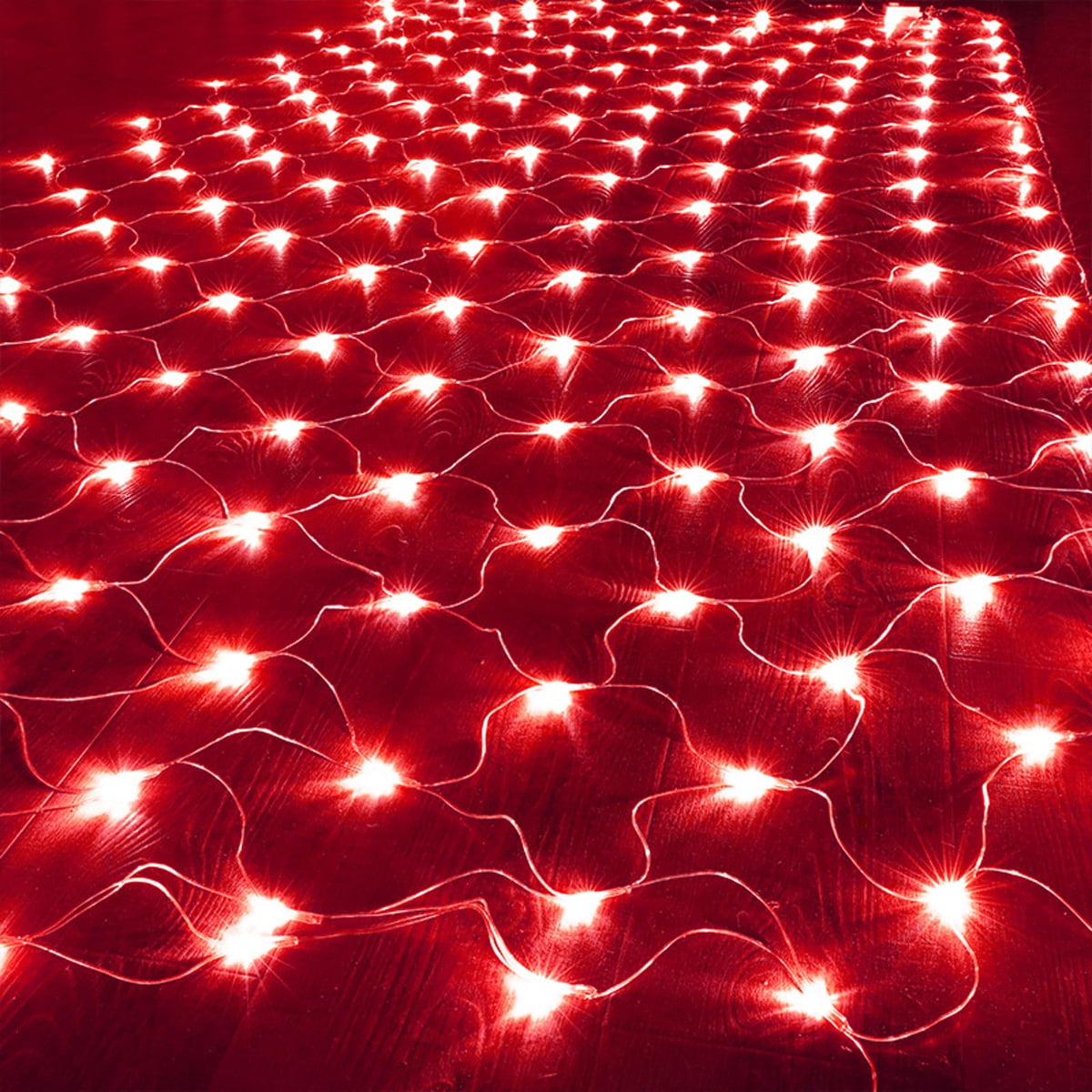 200 LEDs, LED Net Mesh Fairy Lights, 8 Modes, Waterproof, Outdoor, 6.56 Ft x 9.84 Ft, Christmas ...