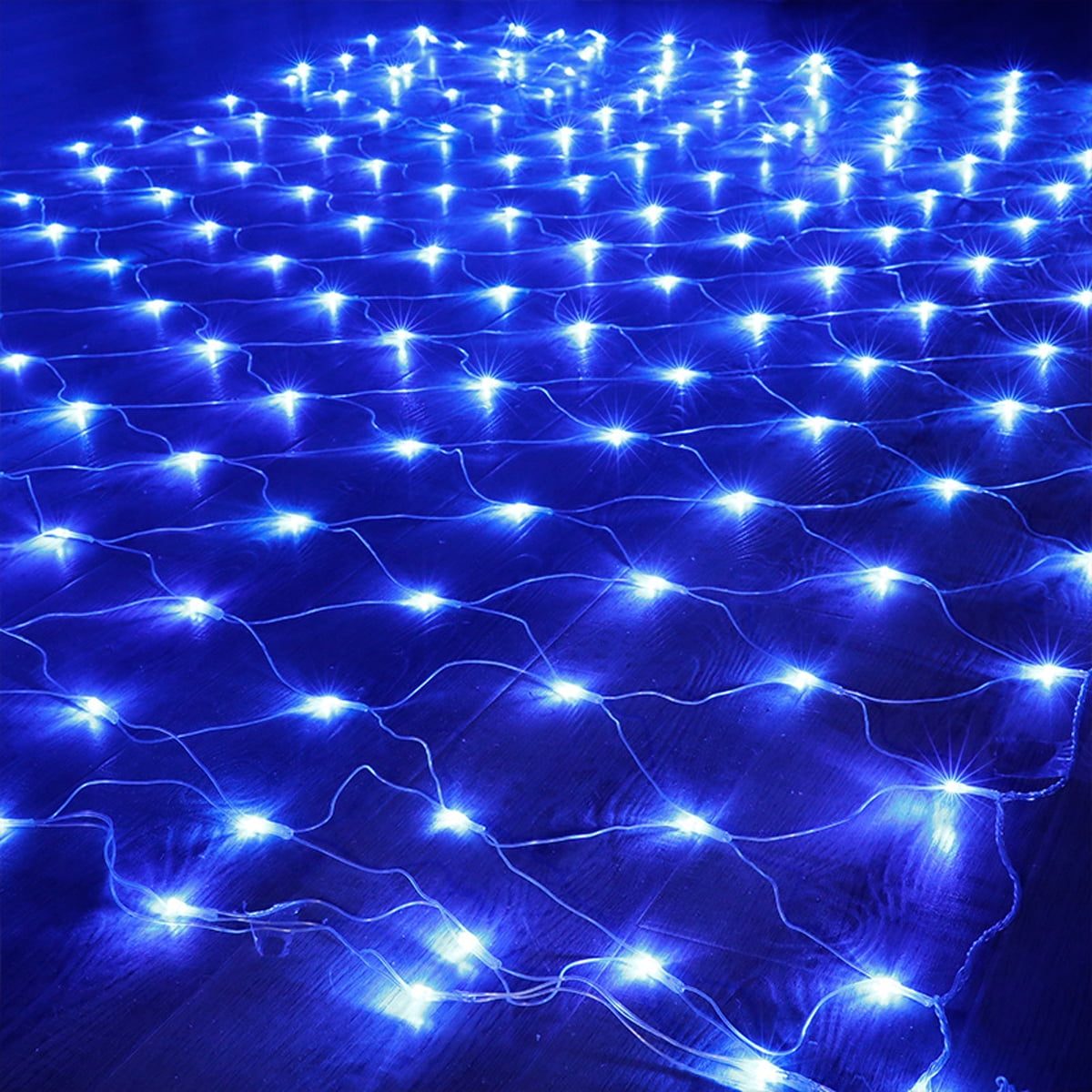 LED Net String Lights, 8 Modes Plug in Christmas Decor Lights ...