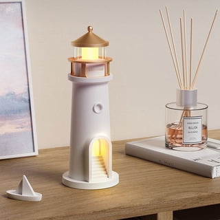 LED Moonlight Projection Lamp Lighthouse Rechargeable Remote Control Night Lamp Desktop Creative Design Decoration for Bedroom, Living Room, Study Room