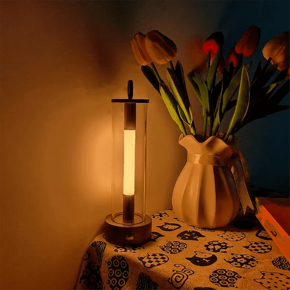 LED Night Light Camping Lights USB Rechargeable Touch Switch Tent Lighting for Bedroom Bedside Desktop Decor Table Lamp