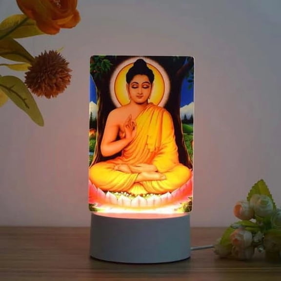 LED Night Light Decorative Acrylic Lamp (Buddha)