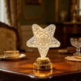 thumbnail image 1 of LED Night Light Decorative Lamp, Battery Powered Crystal Table Lamp With Diamond Cut Design Portable Lighting, Bedside Night Lamp for Bedroom Living Room Party Decor Gifts, 1 of 5