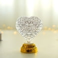thumbnail image 1 of LED Night Light Decorative Lamp, Battery Powered Crystal Table Lamp With Diamond Cut Design Portable Lighting, Bedside Night Lamp for Bedroom Living Room Party Decor Gifts, 1 of 5