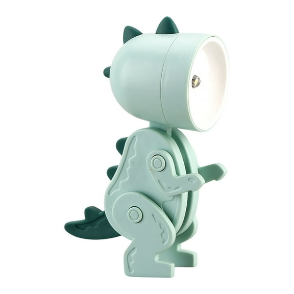 LED Night Light Foldable DIY Cartoon Dinosaur Desk Lamp Battery Powered Ornament