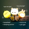 thumbnail image 1 of LED Night Light for Kids Intelligent Voice Control Light Dimmable Energy Saving Eye Lamp USB Night Light Sleeping Light with Timer and Remote Control Bedroom Bedside Lamp, 1 of 9