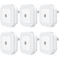 thumbnail image 1 of 6-Pack LED Night Light Lamp with Smart Sensing, Auto Dusk to Dawn Sensor, Daylight White, 0.5W Plug-in Wall Nightlight, 1 of 8