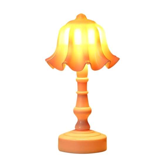 LED Night Light, Mini Desk Lamp with Soft Glow, Battery Powered Decorative Table Lamp for Bedroom Desktop Home Decor