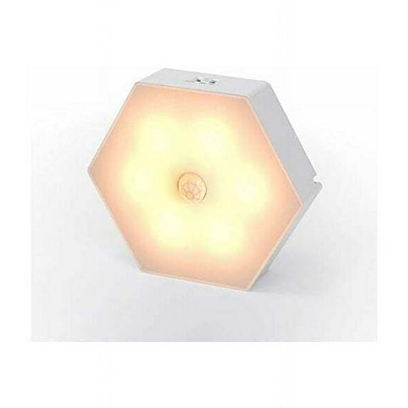 Dutchman LED Motion Sensor Night Light, Portable Battery Operated Indoor Light with Warm Glow