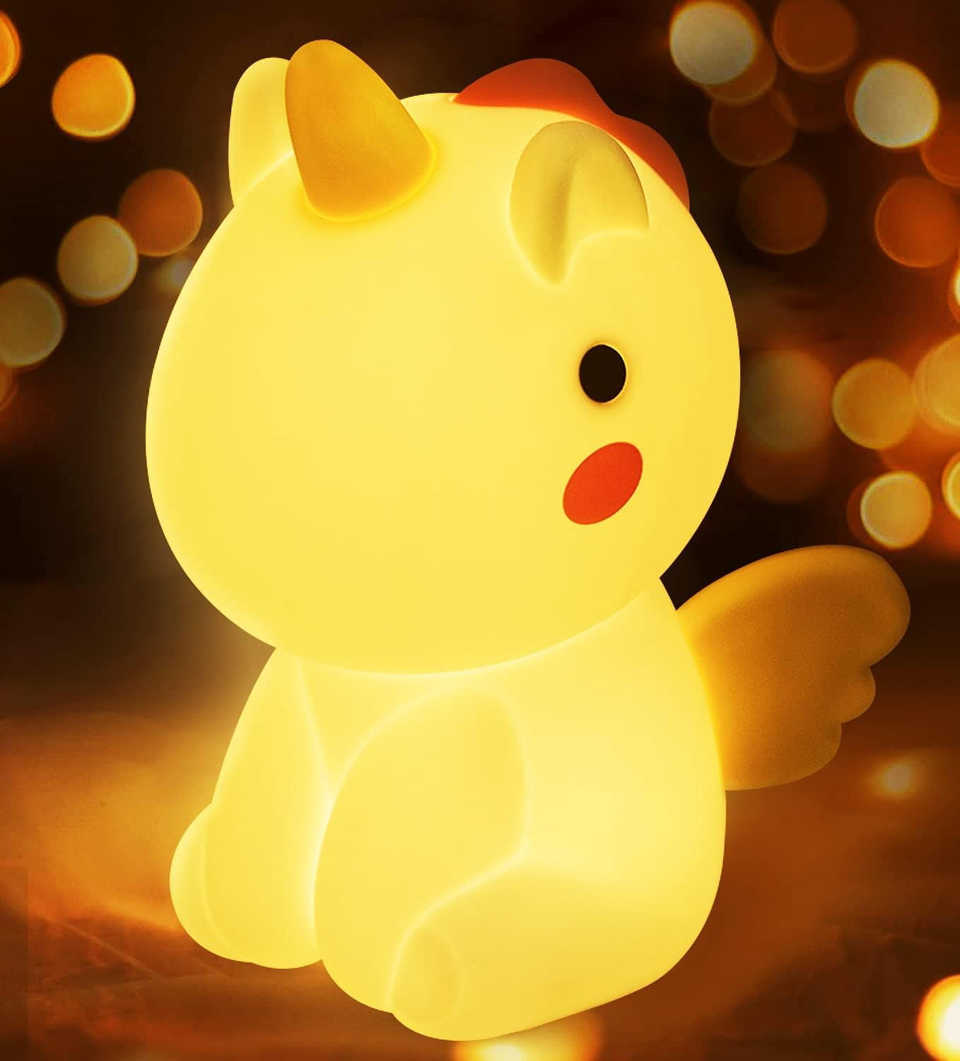 LED Night Light for Kids, Dimmable Nursing Lamp, Rechargeable LED Touch Light, Baby Night Light, Portable Rechargeable Night Light for Baby Room