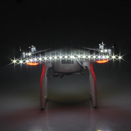 LED Night Strip for All DJI Phantom 3 Models in White (Low Power LED Consumption)