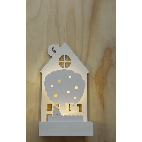 LED Nursery Night Light for Kids: Wunders Cute Animal Baby Night Light, Portable Battery-Operated Infant or Toddler Lamp, Comforting Warm Yellow Light lasts over 300 Hours on 3 AA Batteries