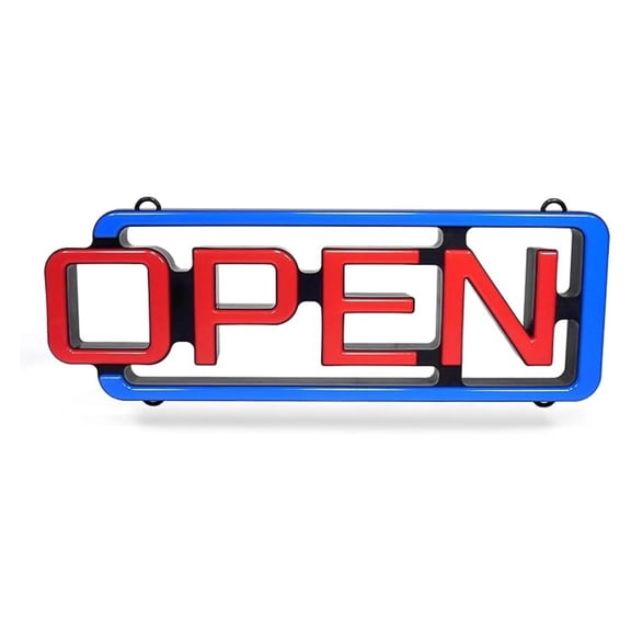 LED OPEN Sign with control