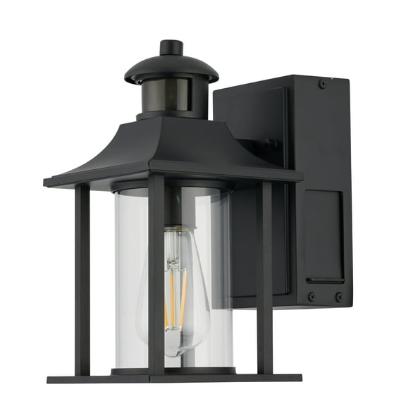 LED-OWL1 PORCH LIGHT 15WATT E26 BLACK MOTION SENSOR & DUSK TO DAWN