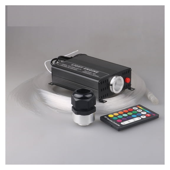 LED Optic Lights Star Ceiling Kit Light 16W RGBW 16 Color Changing 300pcs 0.75mm 2M End Glow Optical Fiber Engine Lighting