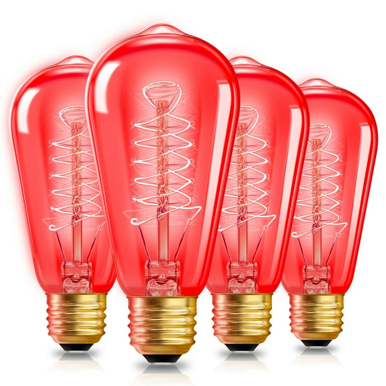 Red fire light bulbs online