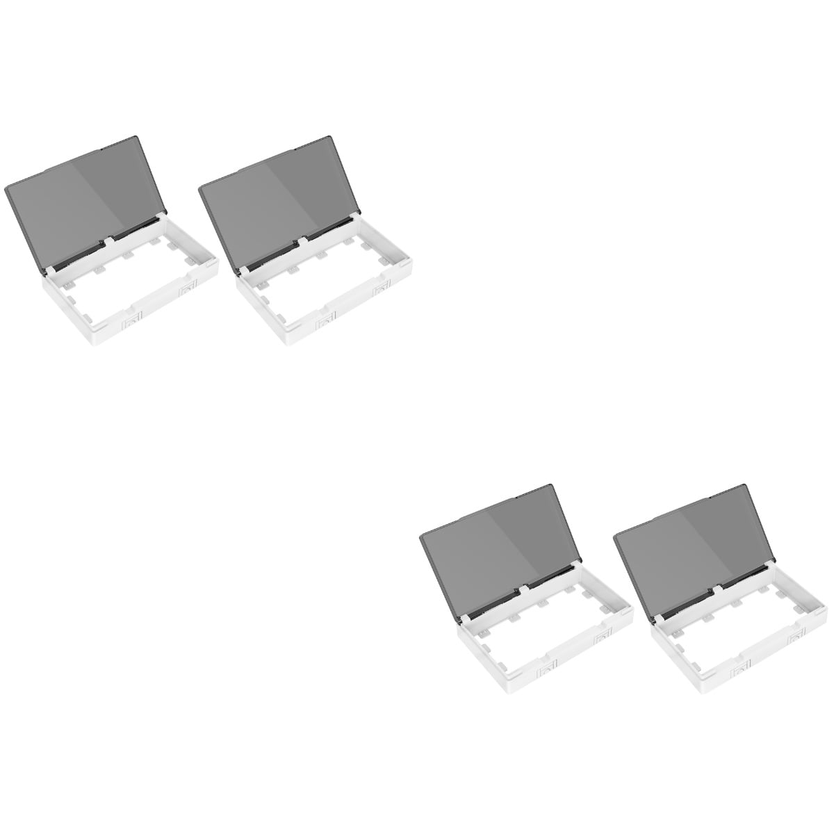 LED Outlet Cover 2 PCS Switch Waterproof Plug Electric Wall Box Lid Socket Adhesive Weatherproof