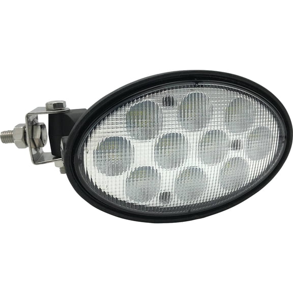 LED Oval Cab Light Compatible with New Holland T6120 T6140 T6150 T6155 T6160 T6165 T6175 T6.120 T6.140 T6.155 T6.175 Tractor FPT Diesel 50W 4500 Lumens Replaces 84254557 84273088