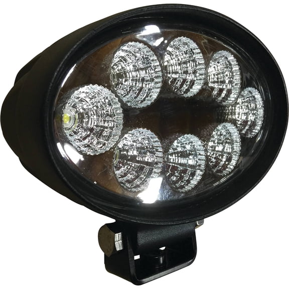 LED Oval Flood Light Compatible with Kubota M8540 M9540 M95X M96S M100X M105X M108S M108X M110X V3800 3.8L Turbo Diesel Upper Cab 24W 2450 Lumens 12-24V Replaces 3C581-75913 3C581-75914