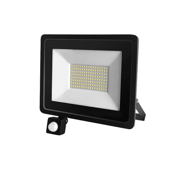 LED PIR Motion Sensor LED Flood Light AC220 100W 50W 30W Outdoor IP66 Waterproof Projector Spotlight LED Exterior Street Light