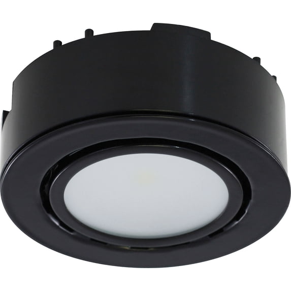 LED PUCK BLACK