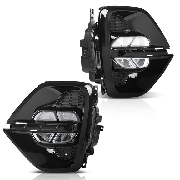 LED Pair Fog Lights Fit for Kia Sportage S/LX/EX/SX Turbo 2020 2021, W/o Wiring Harness, Left Driver & Right Passenger Side 2PCS