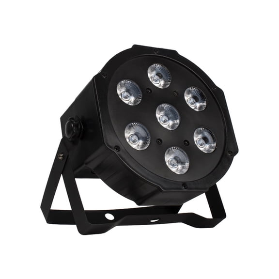LED Par 7x12W RGBW 4IN1 Lighting Professional For Stage Effec Atmosphere Of Disco DJ Music Party Club Dance Floor ,Easy to Carry