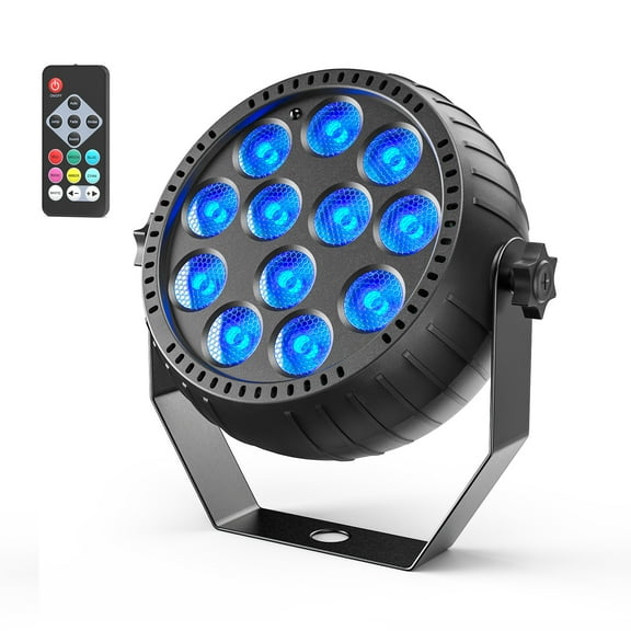 LED Par Lights Rechargeable Stage Light with Remote Control DJ Uplighting for Wedding Party Club Stage Lighting
