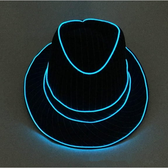 LED Party Hat, LED Disco Top Hat Light Up Hat Flashing Novelty Funky Disco Top Hat for Party Women and Men