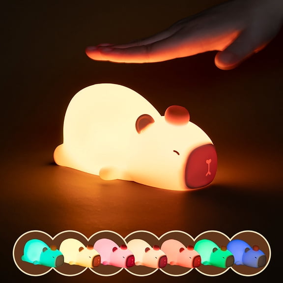 LED Patting Night Light, USB Rechargeable Touch Control Lamp, Color Changing Mood Light, Dimmable Bedside Lamp, Auto-Off Timer, Decorative Gift for Kids, Home Decor, Portable & Energy-Efficient