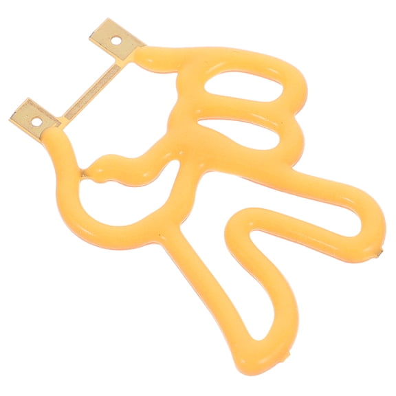 Peace Sign Neon Light Orange LED Wall Decor for Retro Decor Enthusiasts 6.5 Inches