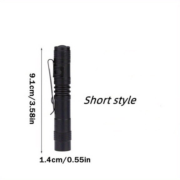 LED Pen Light with Clip, 500LUMEN Mini Pocket Medical Penlight Inspection Flashlight (Battery Not Included)