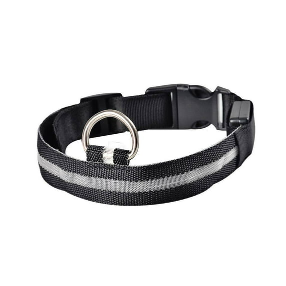 LED Pet Dog Collar Flashing Glow Dog Leash Neck Belt Collars Pet Fluorescent Cat Neck Belt Rope Cord