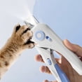 thumbnail image 1 of LED Pet Nail Clippers with Light, Quick Vein Identification for Safe Grooming, Professional Sharp Blade Nail Trimmer for Dogs and Cats of All Sizes, Home Pet Grooming Essential Tool(Blue), 1 of 3