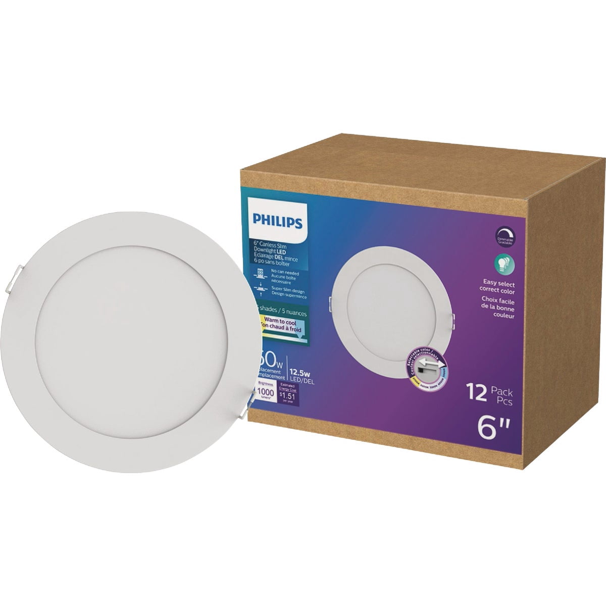 12-pack Philips Lighting LED Master Slim Recessed Ceiling Light